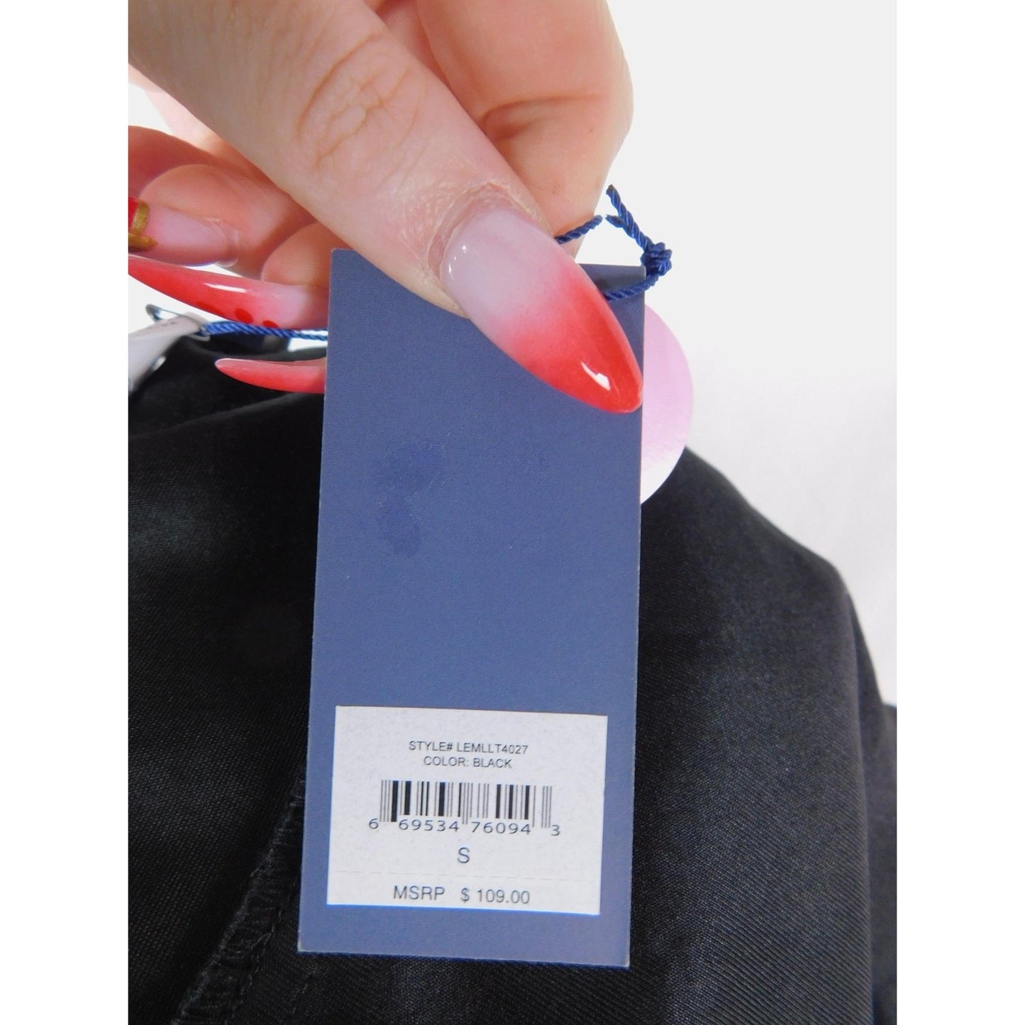 Libby Edelman Black Faux Fur Jacket S - Shaggy Leather Look - New