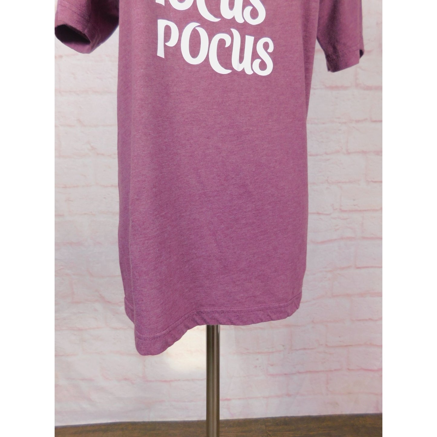 Bella + Canvas Hocus Pocus Tee Sz S Purple Witch Halloween Shirt