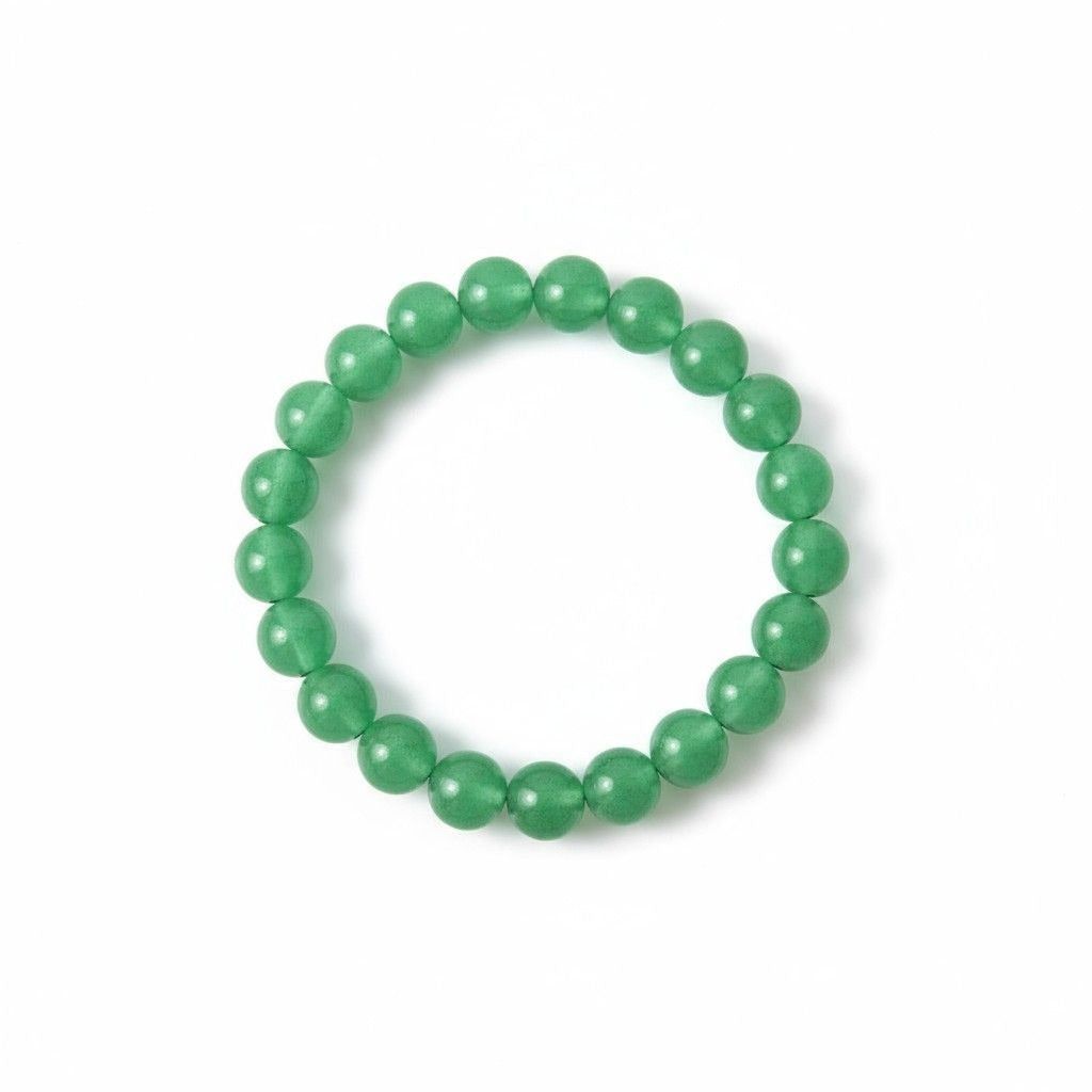 Green Aventurine Bracelet 8mm Stretch - New - Witchcore Earth