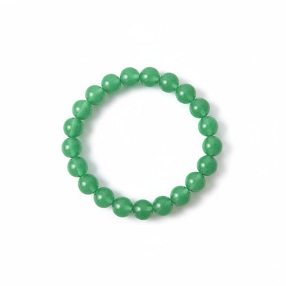 Green Aventurine Bracelet 8mm Stretch - New - Witchcore Earth