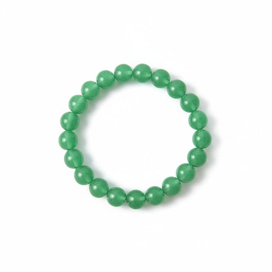 Green Aventurine Bracelet 8mm Stretch - New - Witchcore Earth