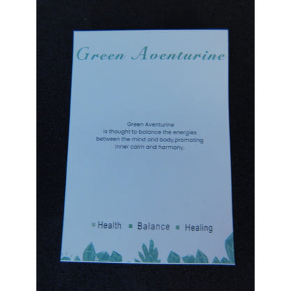 Green Aventurine Bracelet 8mm Stretch - New - Witchcore Earth