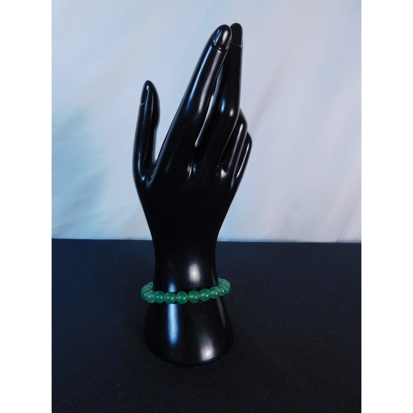 Green Aventurine Bracelet 8mm Stretch - New - Witchcore Earth