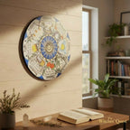 Wheel Of The Year Pagan Calendar Wall Art 12" Wooden Plaque With Vibrant Seasonal Designs For Home Decor