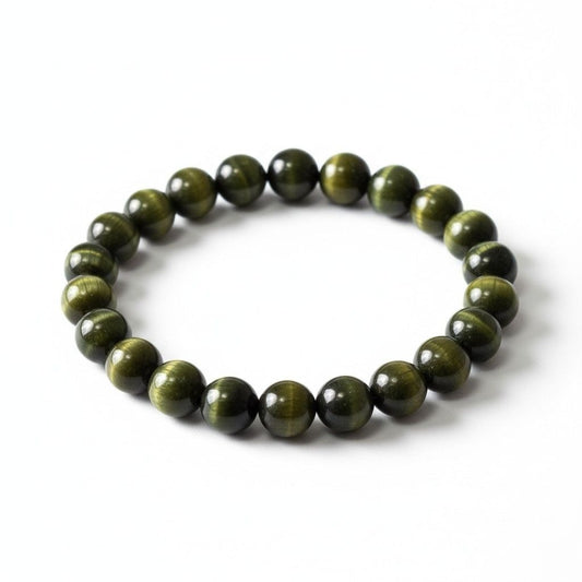 Dragon Blood Jasper Bracelet 8mm - Stretch - New - Witchcore Earth