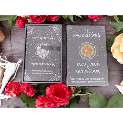 The Sacred Web Tarot by Jannie Bui Brown, Complete Deck and Guidebook NEW