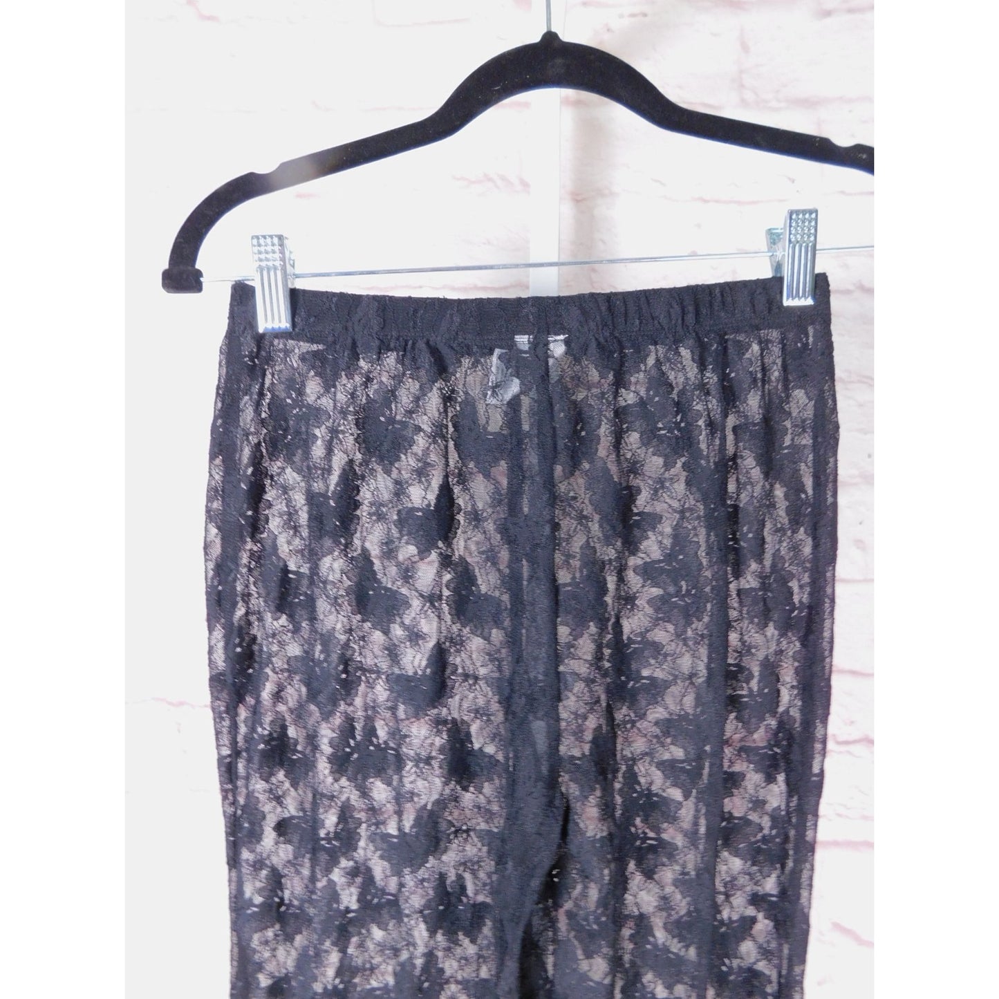 Wild Fable Black Lace Swim Cover Pants Small Sheer Beachwear