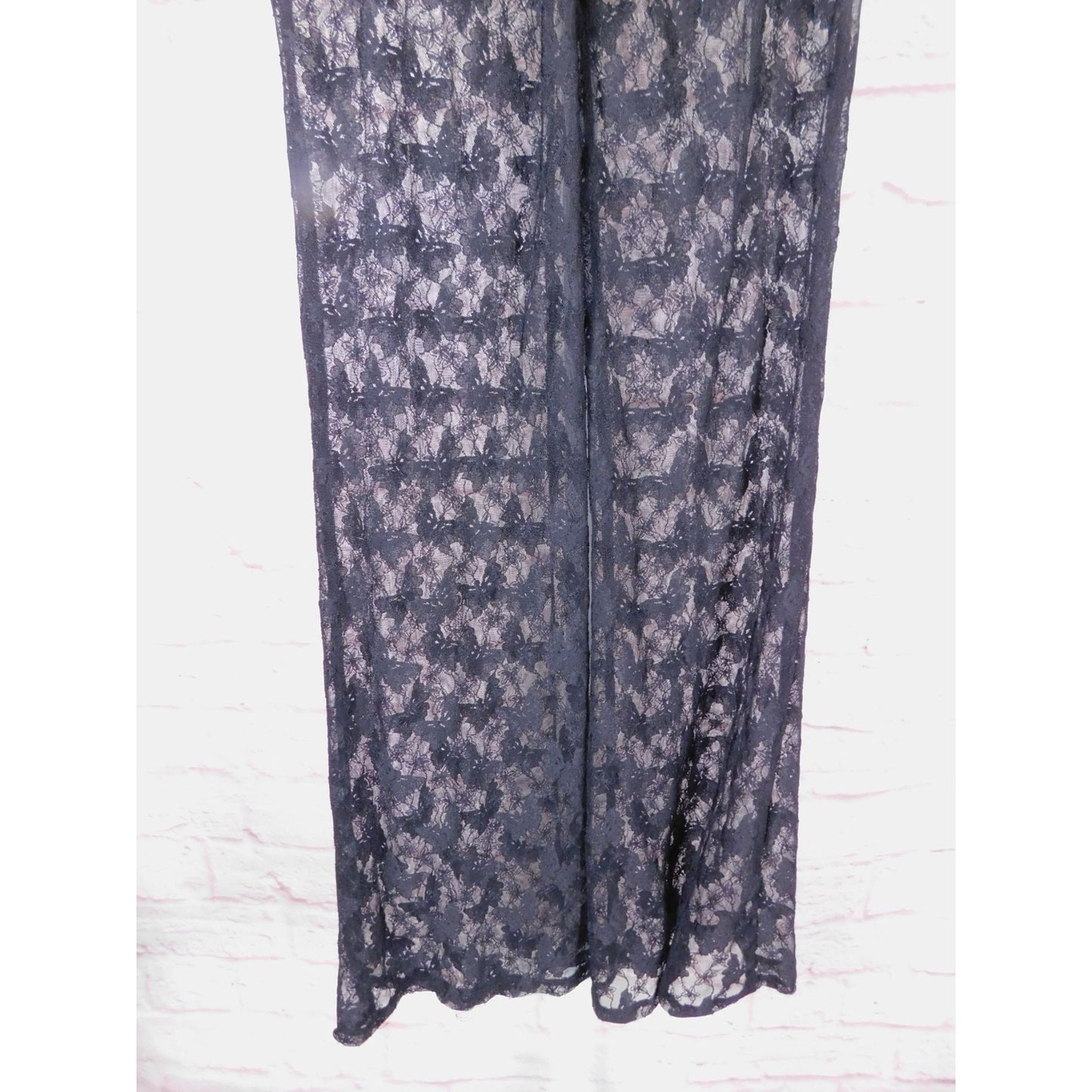 Wild Fable Black Lace Swim Cover Pants Small Sheer Beachwear