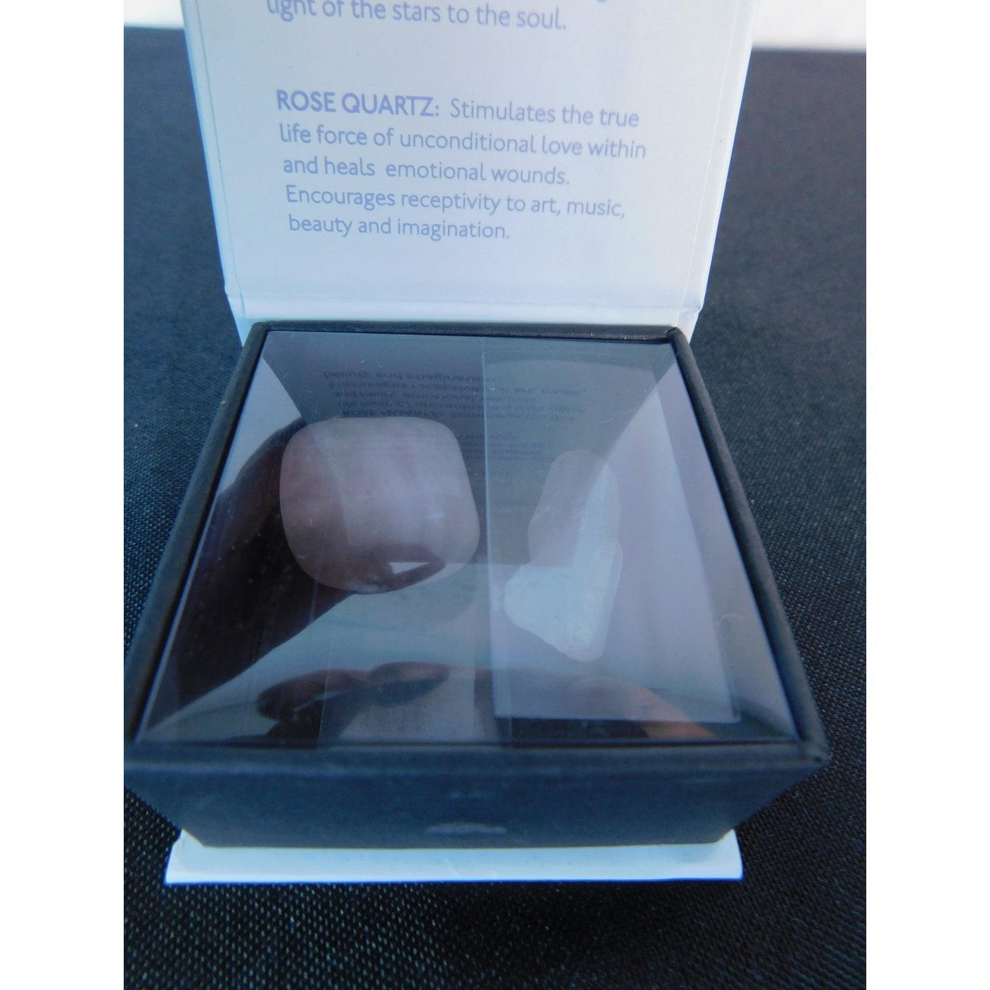 Taurus Zodiac Crystal Stone Pack Clear Quartz Rose Quartz Healing Energy Gift Se