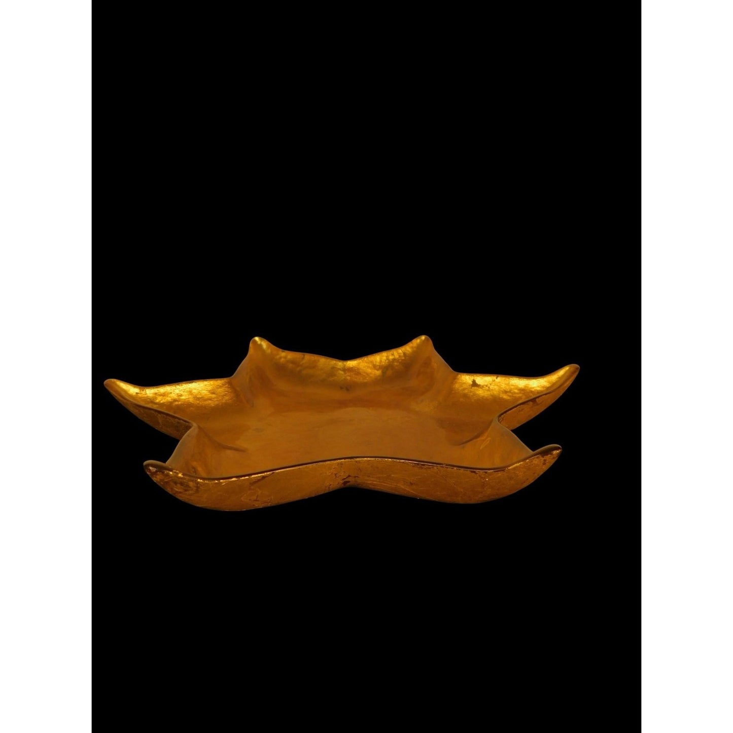 Gold 6-Point Star Bowl Dish Centerpiece Gilded Celestial Witch Decor