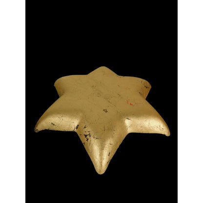 Gold 6-Point Star Bowl Dish Centerpiece Gilded Celestial Witch Decor