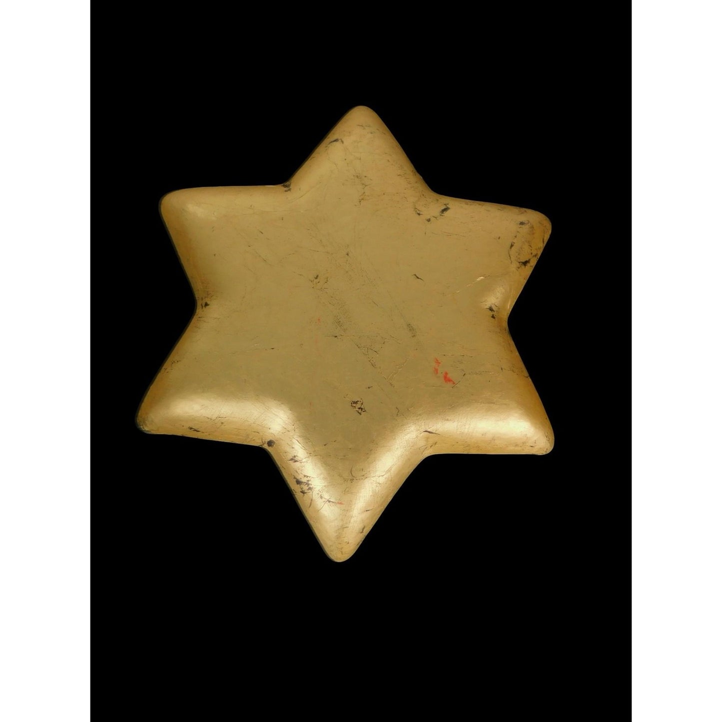 Gold 6-Point Star Bowl Dish Centerpiece Gilded Celestial Witch Decor