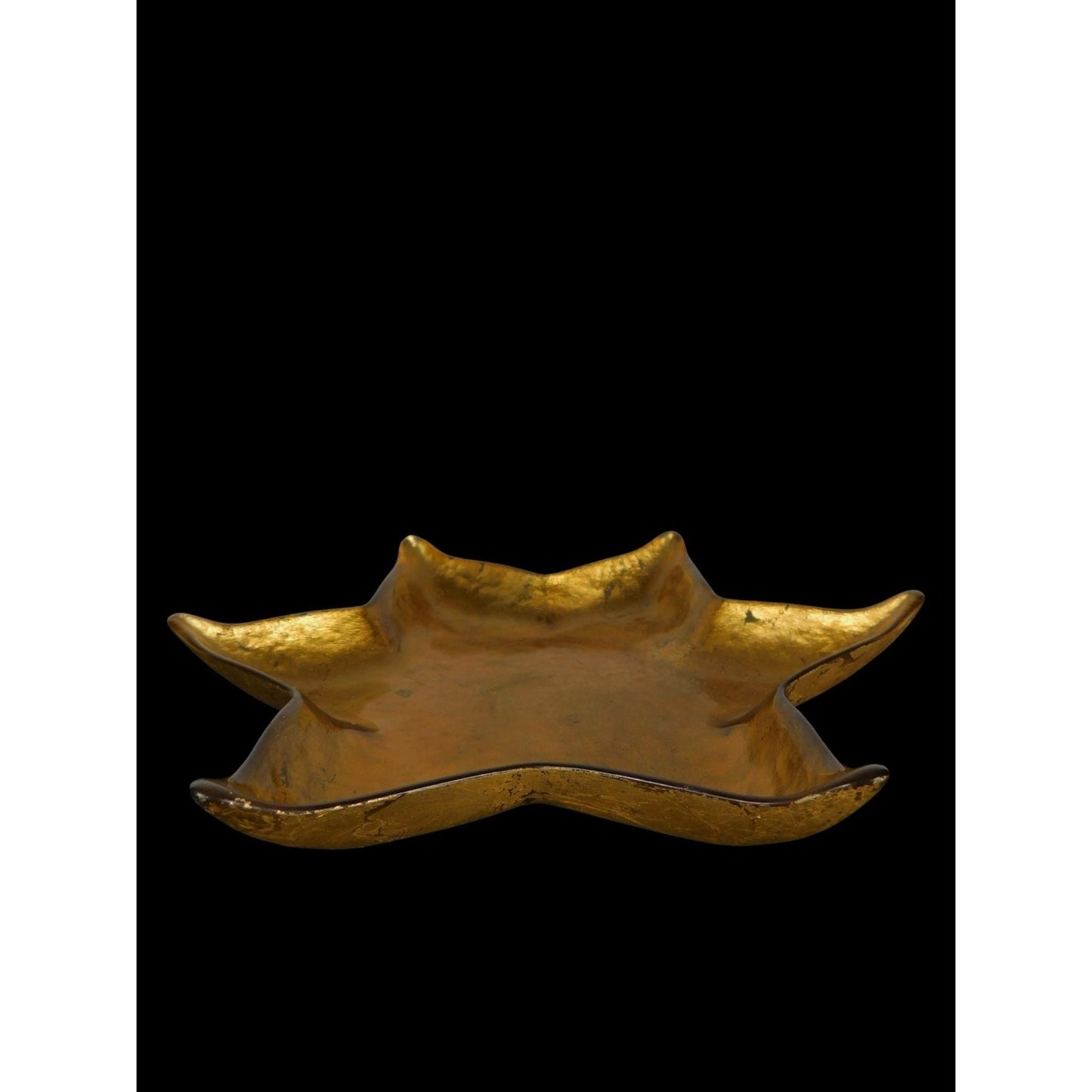 Gold 6-Point Star Bowl Dish Centerpiece Gilded Celestial Witch Decor