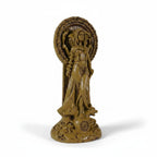 Hecate Goddess Statue Resin Triple Form Wiccan Pagan Altar Decor Gold Tone