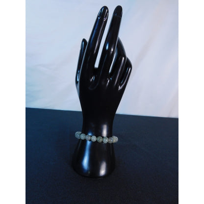 Labradorite Bead Bracelet Natural Crystal Stone Stretch Unisex Healing Jewelry G