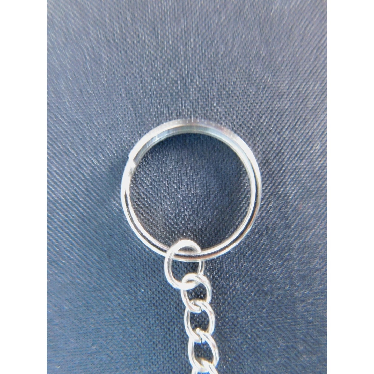 Triple Moon Pentacle Angel Keychain 4.5" - New - Witchcore Ethereal