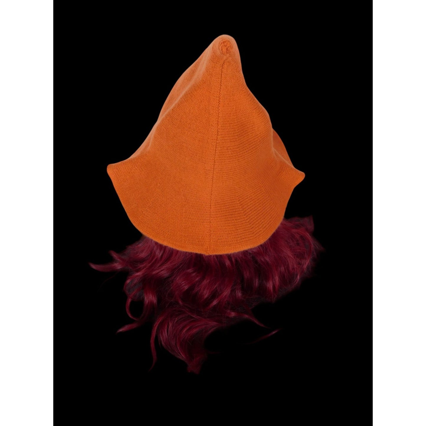 Orange Woven Wool Blend Witch Hat - Adult Ritual & Everyday Wear - New