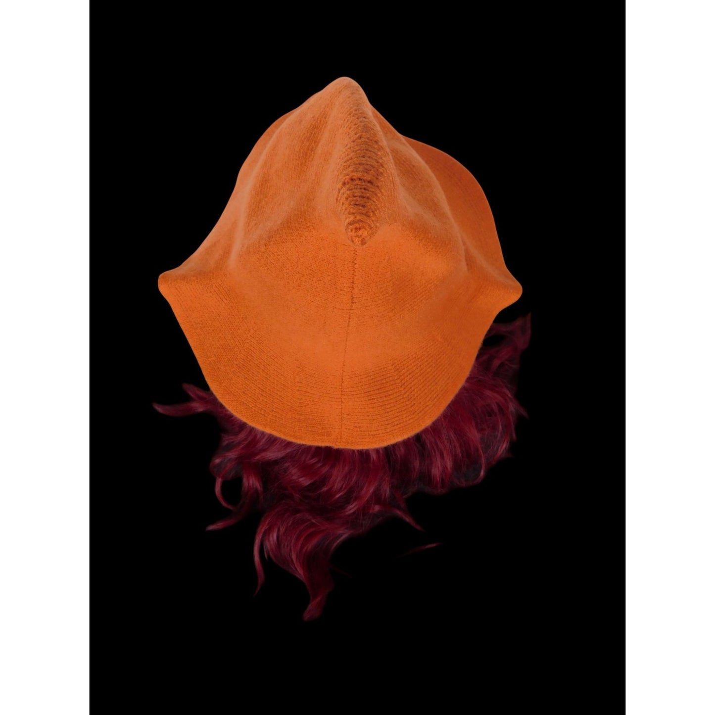 Orange Woven Wool Blend Witch Hat - Adult Ritual & Everyday Wear - New