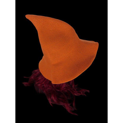 Orange Woven Wool Blend Witch Hat - Adult Ritual & Everyday Wear - New