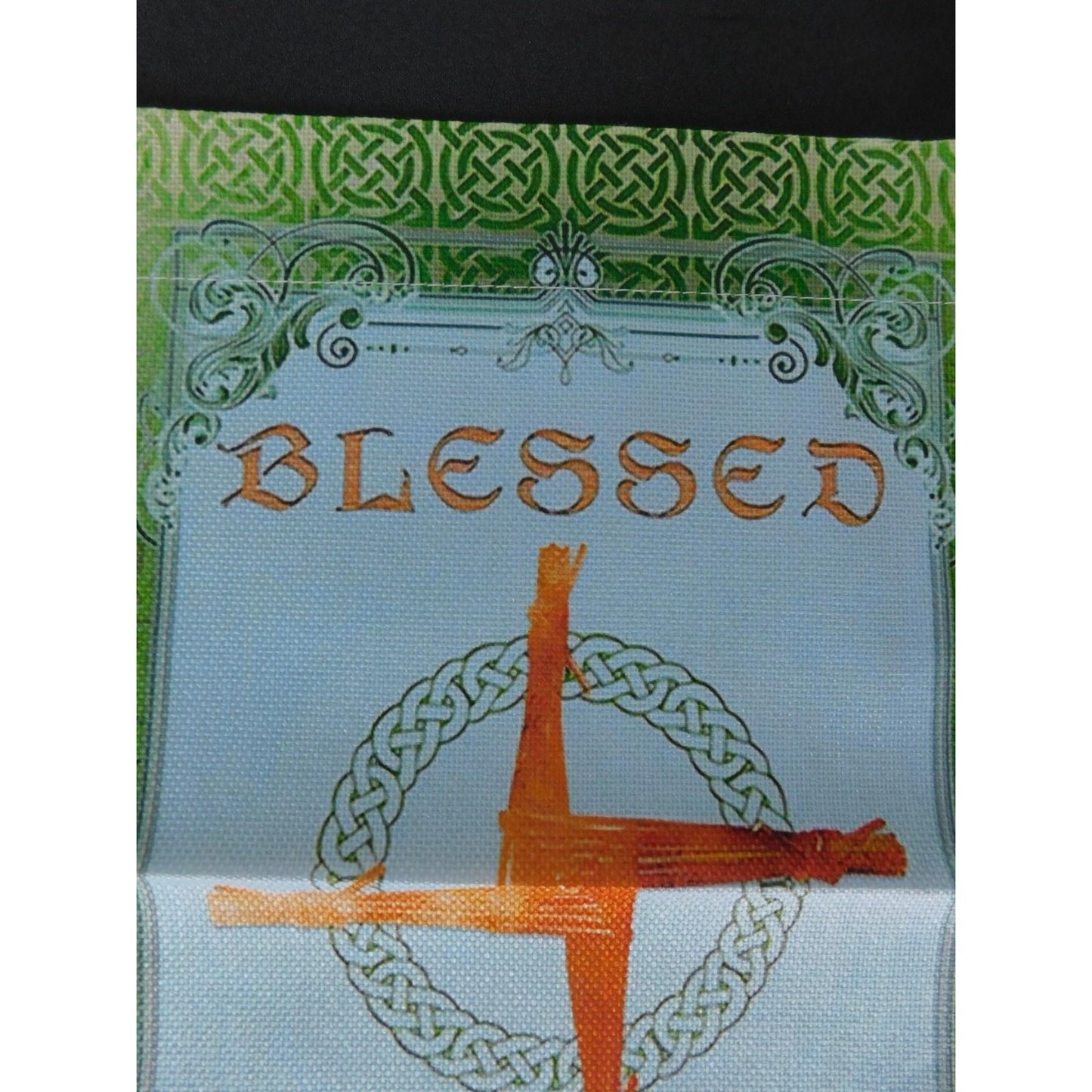Blessed Imbolc Garden Flag Pagan Wiccan Brigid's Cross Celtic Sabbat Outdoor