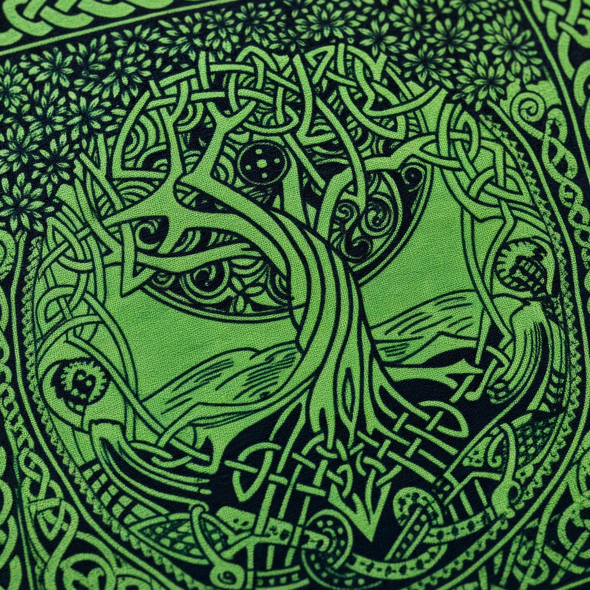 Tree of Life Drawstring Backpack 18" Cotton Cinch Bag