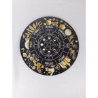 Wheel Of The Year Sabbat Wall Plaque Pentacle Moon Phases Wicca Altar Decor