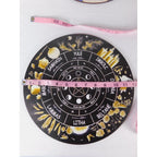 Wheel Of The Year Sabbat Wall Plaque Pentacle Moon Phases Wicca Altar Decor