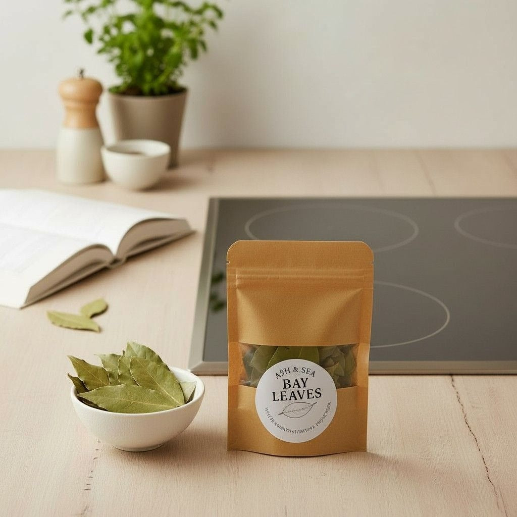 Ash & Sea Bay Leaves Mini Packet - Wish Victory & Protection Spellwork - New