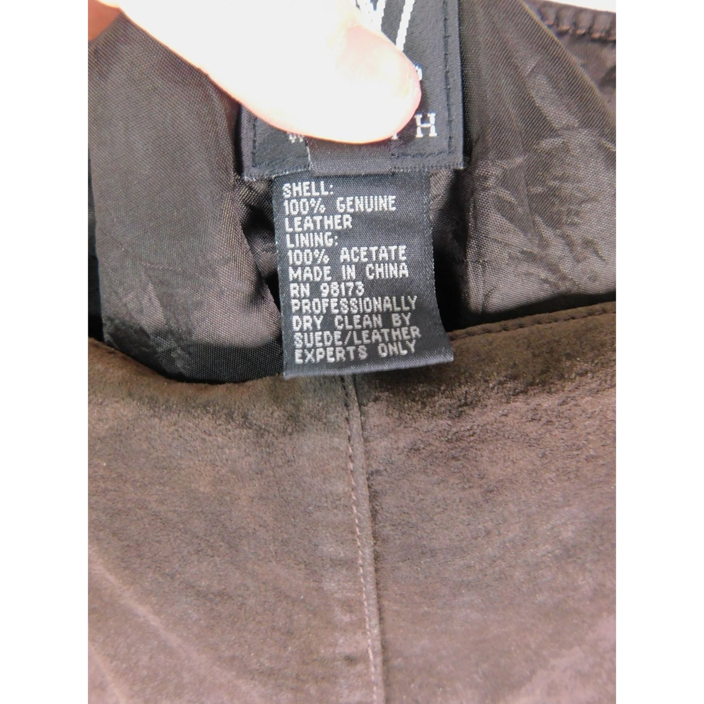 Worth Suede Brown Boho Mini Skirt 6 Leather