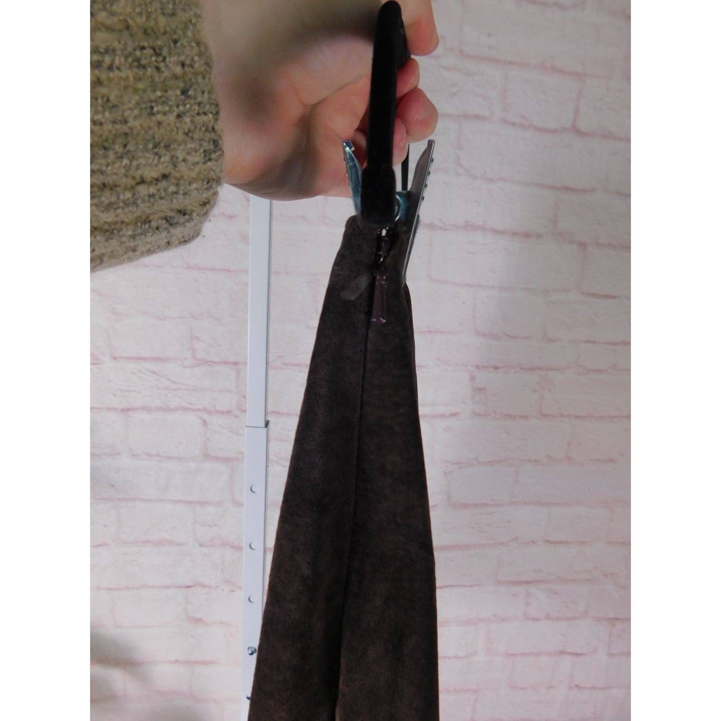 Worth Suede Brown Boho Mini Skirt 6 Leather