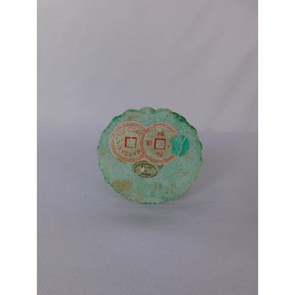 Green Kwan Yin Buddha Statue Small Ceramic Figurine Buddhist Altar Decor Gift