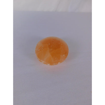 Natural Orange Calcite Palm Stone 0.85 Oz Polished Healing Crystal Worry Stone