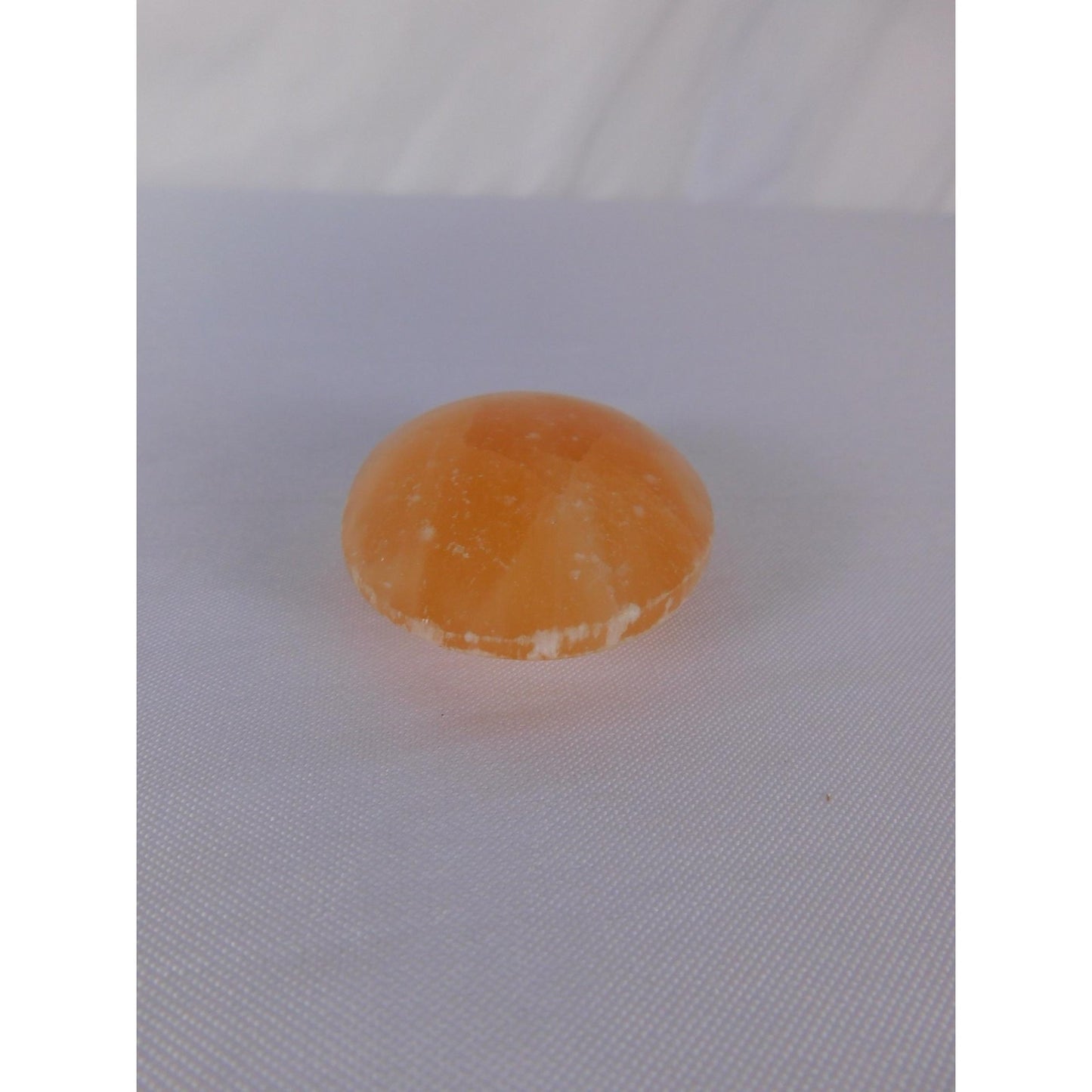 Natural Orange Calcite Palm Stone 0.85 Oz Polished Healing Crystal Worry Stone