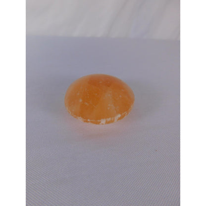 Natural Orange Calcite Palm Stone 0.85 Oz Polished Healing Crystal Worry Stone