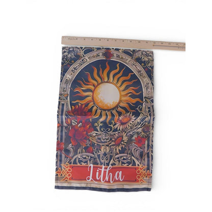 10" X 15" Litha Sunflower Garden Flag Pagan Wicca Summer Solstice Yard Decor