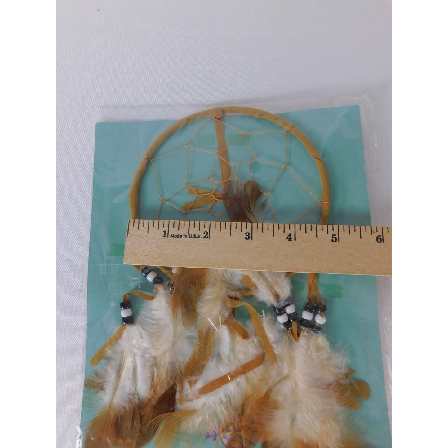 Lakota Dreamcatcher St. Joseph's Indian School Feather Beaded Wall Decor Hanging