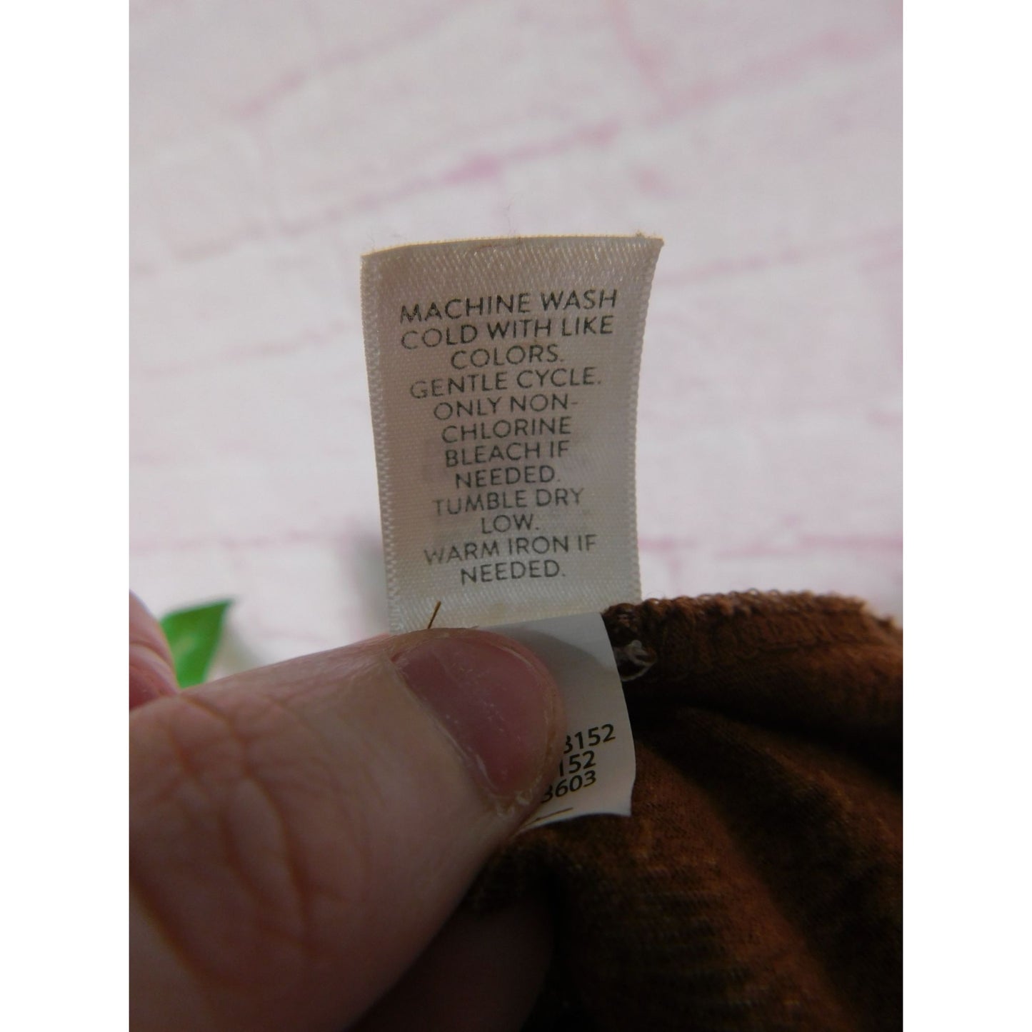 J Jill Petite Boho Sleeveless Tassel Top S Brown Pink Palm Print