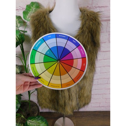 Faux Fur Vest Medium - Boho Chic with Hook & Eye Closure, Warm Layering