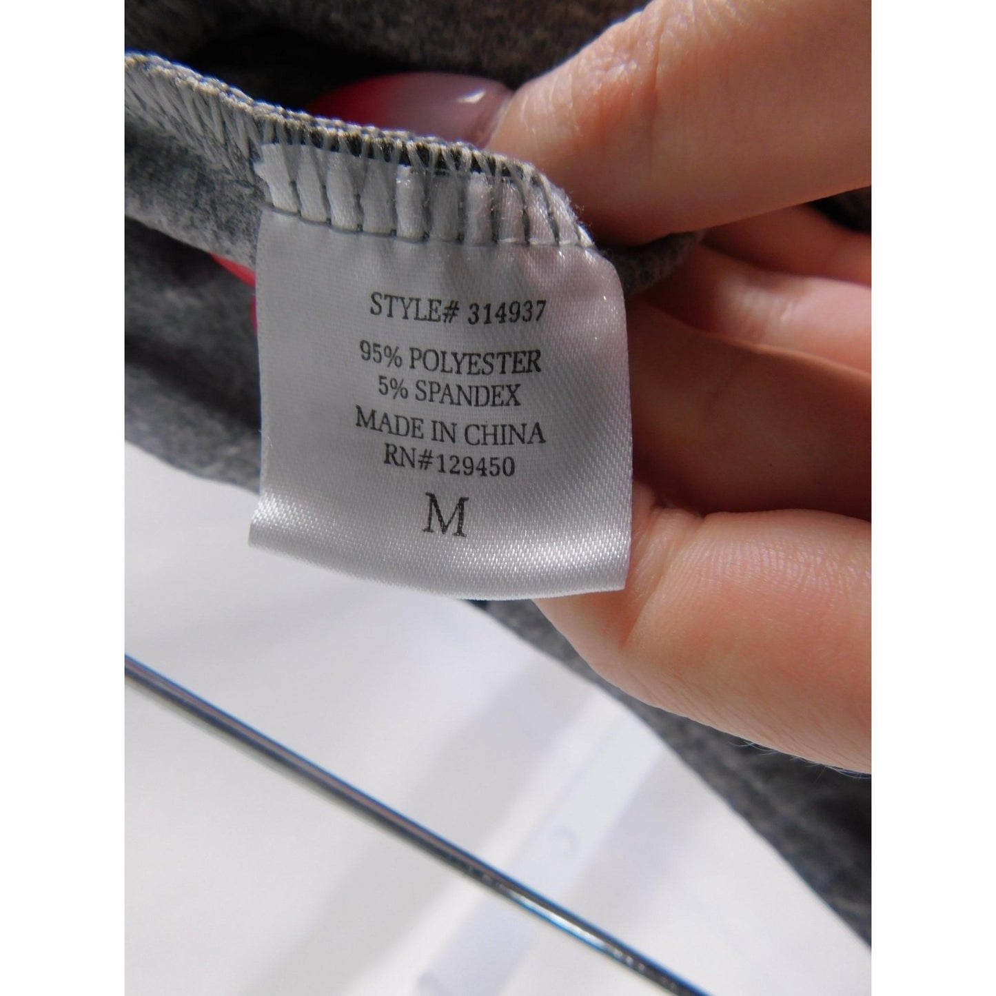 Feeling Festive Leggings Womens Medium Gray Black Cat Spider Web Witchy