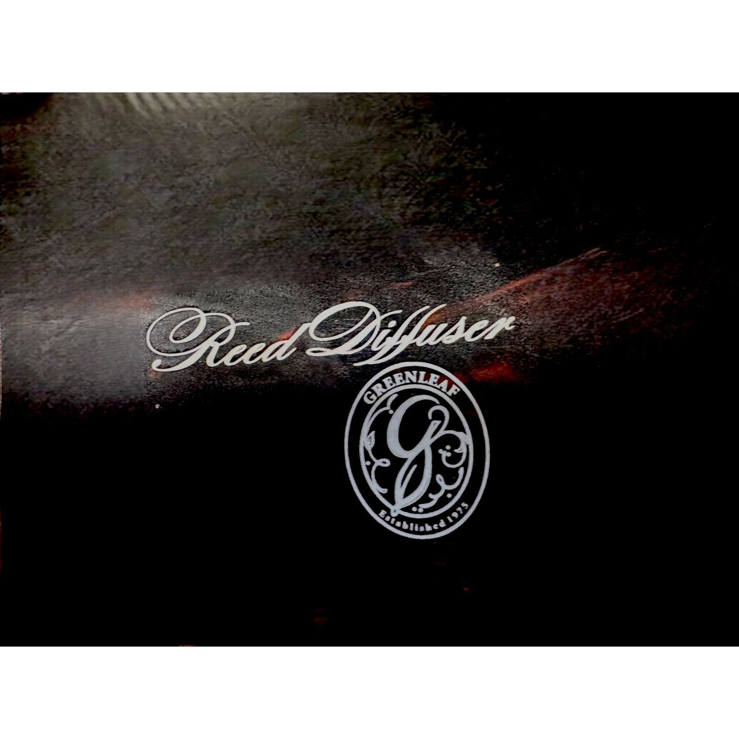 Greenleaf Amber Glass Reed Diffuser Bottle 5" Twisted Vase Decor