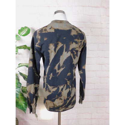 Witches Be Crazy Bleach Tie Dye Long Sleeve Shirt Small Witchy