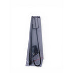 35" Black Garden Flag Holder - Metal Yard Stake with Anti-Wind Clips & Stoppers