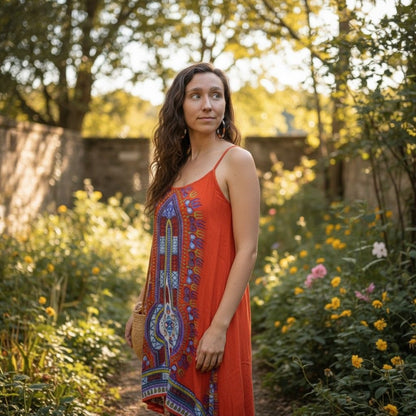 World Market S/M Boho Tribal Sleeveless Dress Rayon