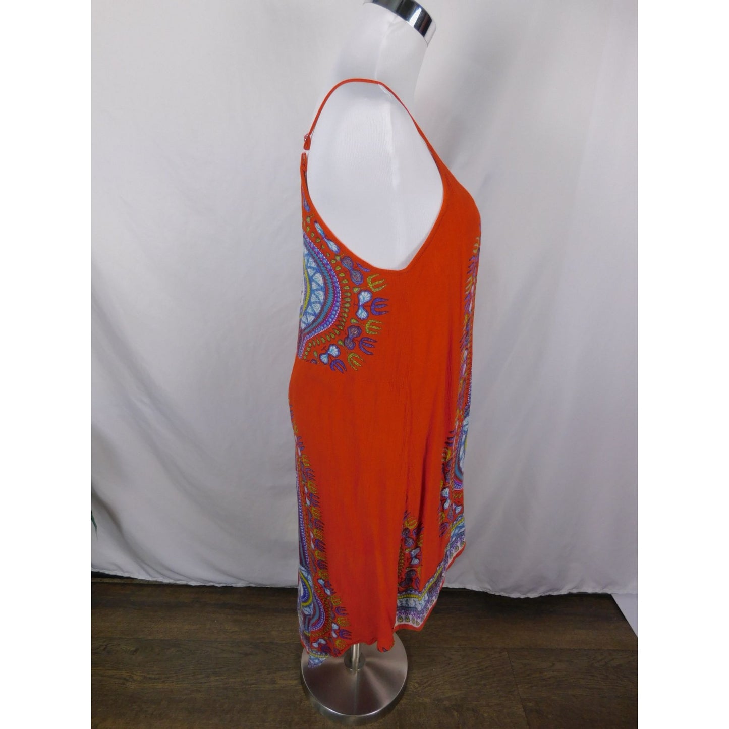 World Market S/M Boho Tribal Sleeveless Dress Rayon