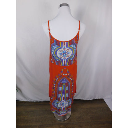 World Market S/M Boho Tribal Sleeveless Dress Rayon