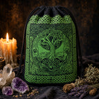 Tree of Life Drawstring Backpack 18" Cotton Cinch Bag