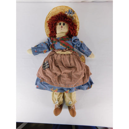 Vintage 1997 Heartfelt Collectibles Gracie Rag Doll American Artists 24 Inch