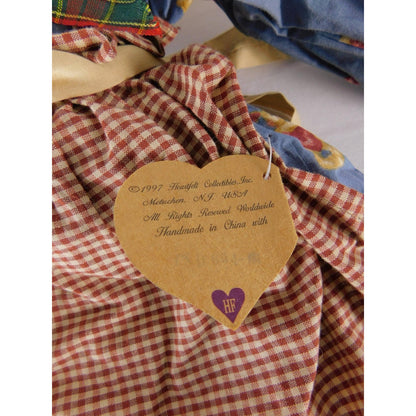 Vintage 1997 Heartfelt Collectibles Gracie Rag Doll American Artists 24 Inch