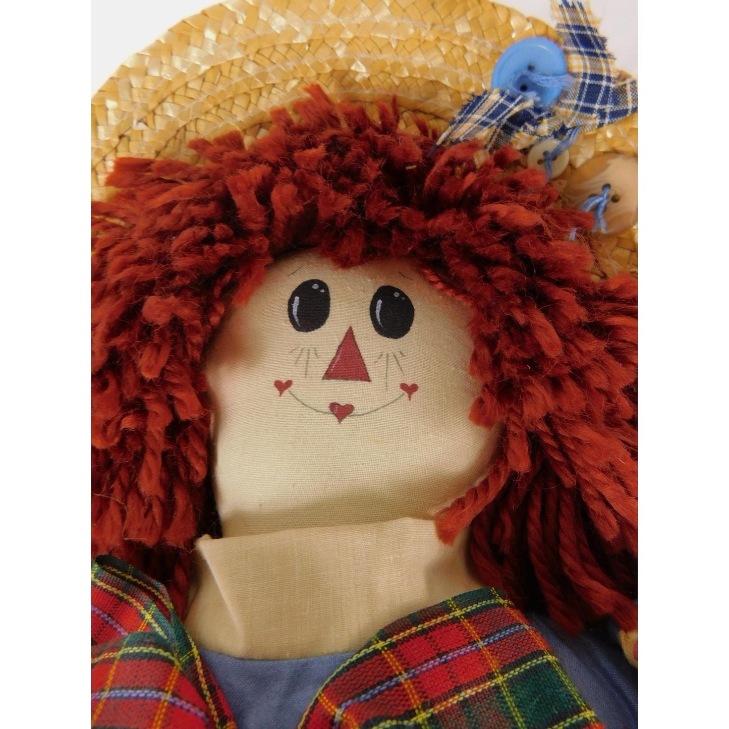 Vintage 1997 Heartfelt Collectibles Gracie Rag Doll American Artists 24 Inch