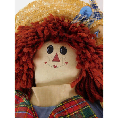 Vintage 1997 Heartfelt Collectibles Gracie Rag Doll American Artists 24 Inch